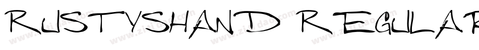 RustysHand Regular字体转换